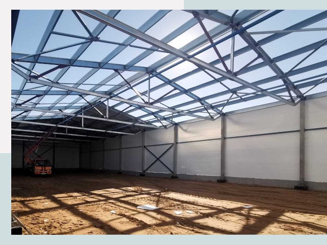 Строительство сенохранилищ в Люберцах