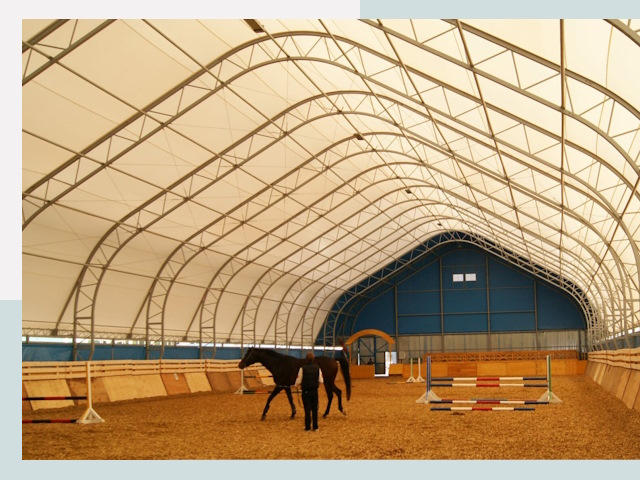 Строительство конных манежей в Люберцах