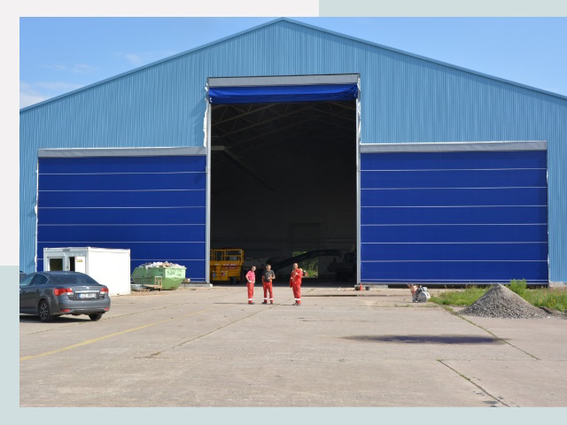 Ангарные ворота в Люберцы от СтальСтрой-Люб по цене 631 руб.