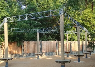 Терраса из металлоконструкций под ключ, проектирование, изготовление и монтаж от СтальСтрой-Люб